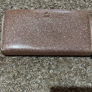 Kate Spade Sparkling Rose Gold Wallet